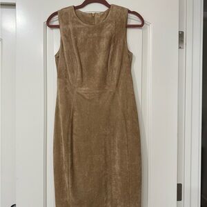 Calvin Klein Tan Midi Dress